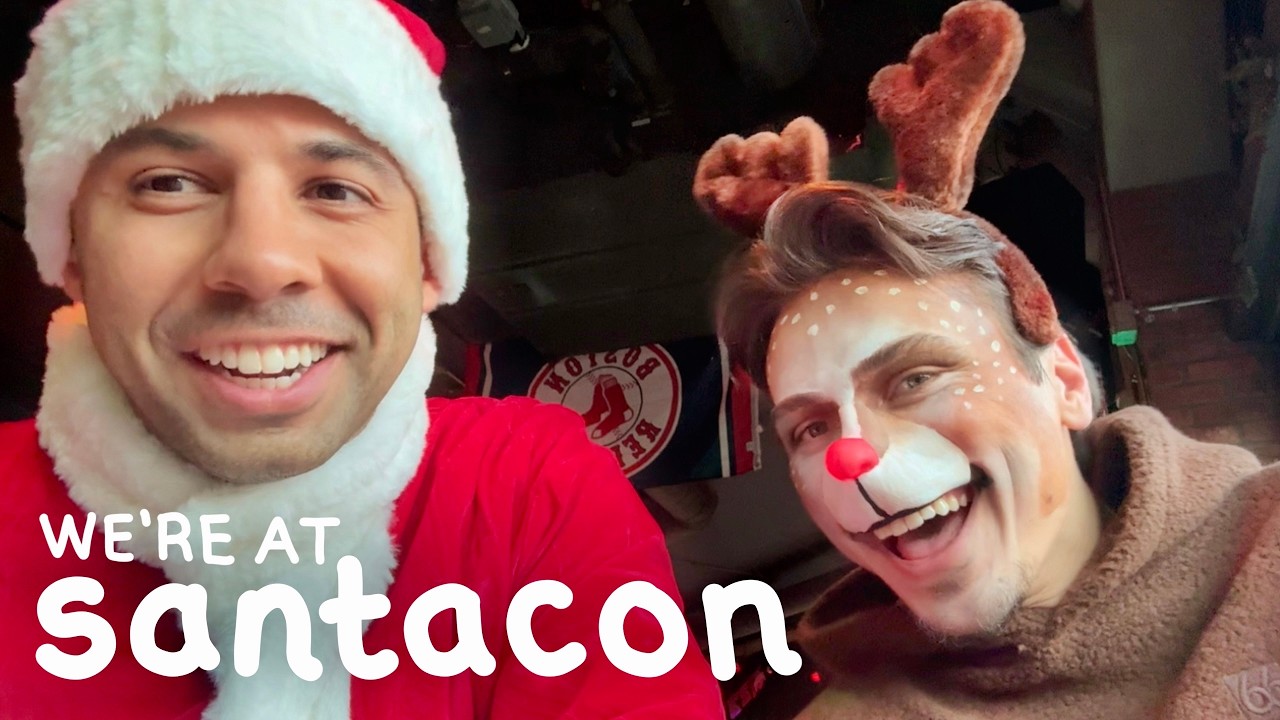We went to every bar at SANTACON... (dressed as Rudolph)
