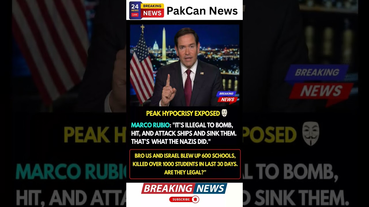Marco Rubio&rsquo;s Remarks Ignite Global Debate on War Ethics | PakCan News