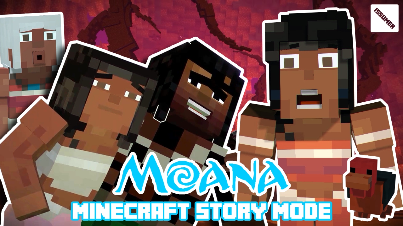 Moana Themed Full Minecraft Story Mode, Play as Moana! A Block and a Hard Place