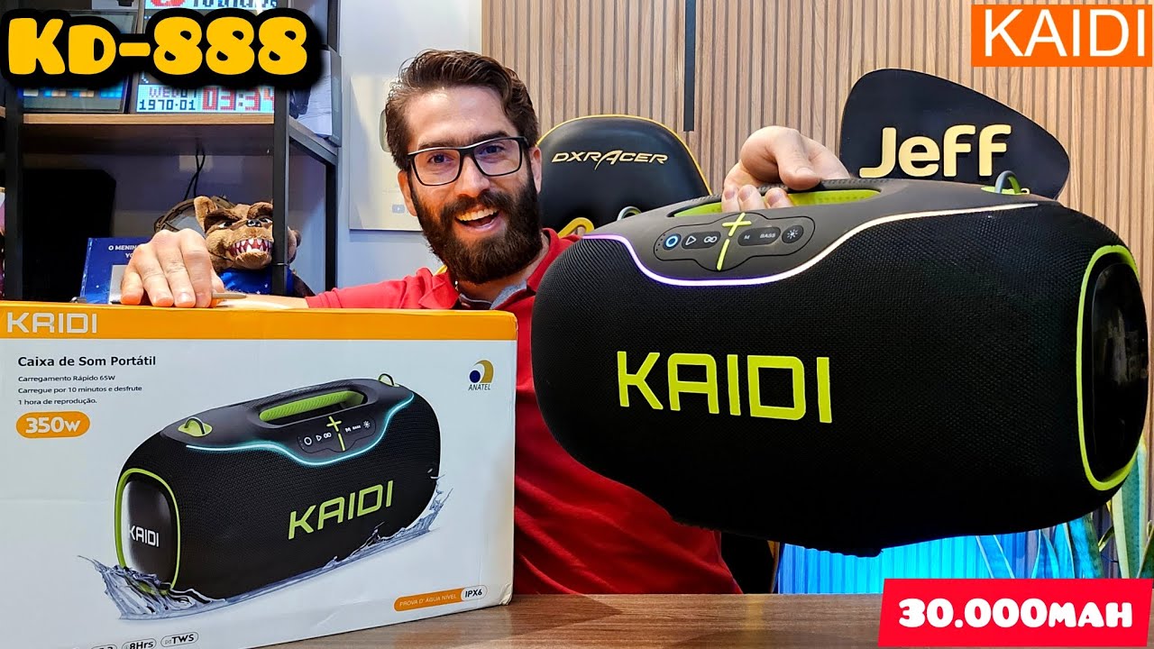 KAIDI KD-888 350W (HOPESTAR A80) ESSA CAIXA DE SOM VAI BOTAR O TERROR NA CONCORRÊNCIA!