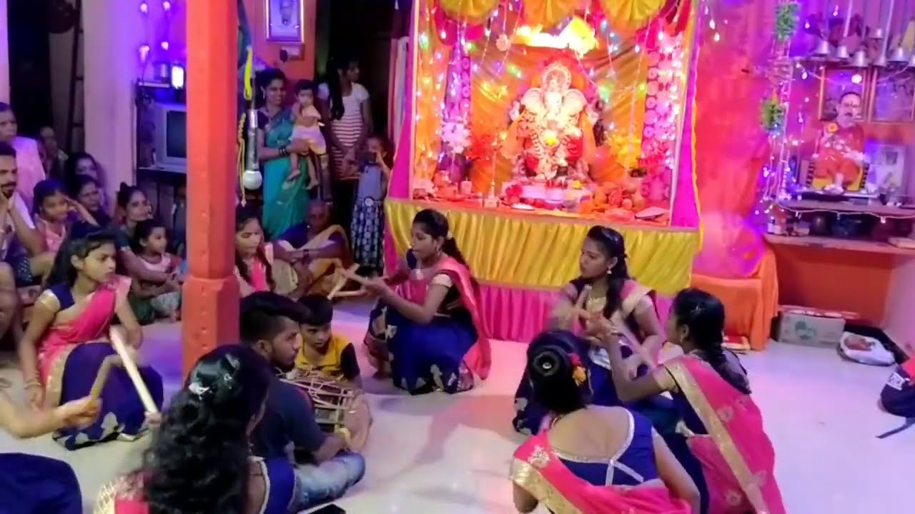 GANPATI BAPPA: DIGASHI VAIBHAVWADI , MOSAM  फुगडी ( दिगशी पाटीलवाडी )