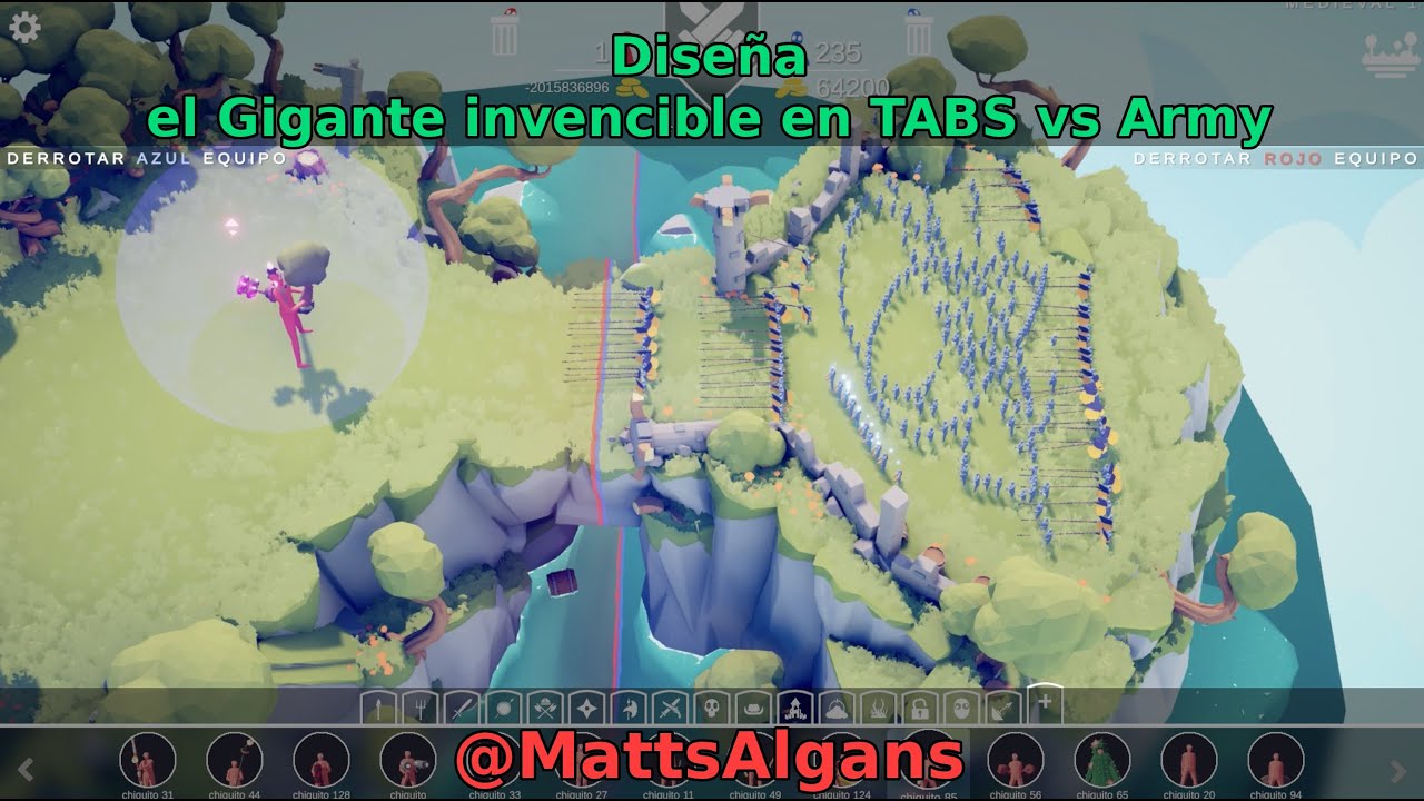 🔥Diseña el Gigante invencible en TABs vs Army🔥