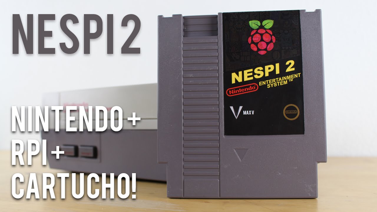 NESPI 2 - Nintendo con Raspberry Pi y cartucho para juegos!