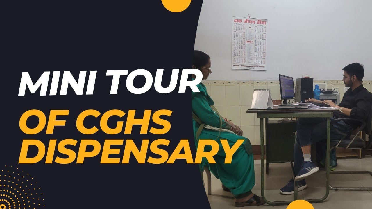 Mini tour of cghs dispensary | upsc cms doctor work place #upsccms #neetpg #upsc #doctor #cghs