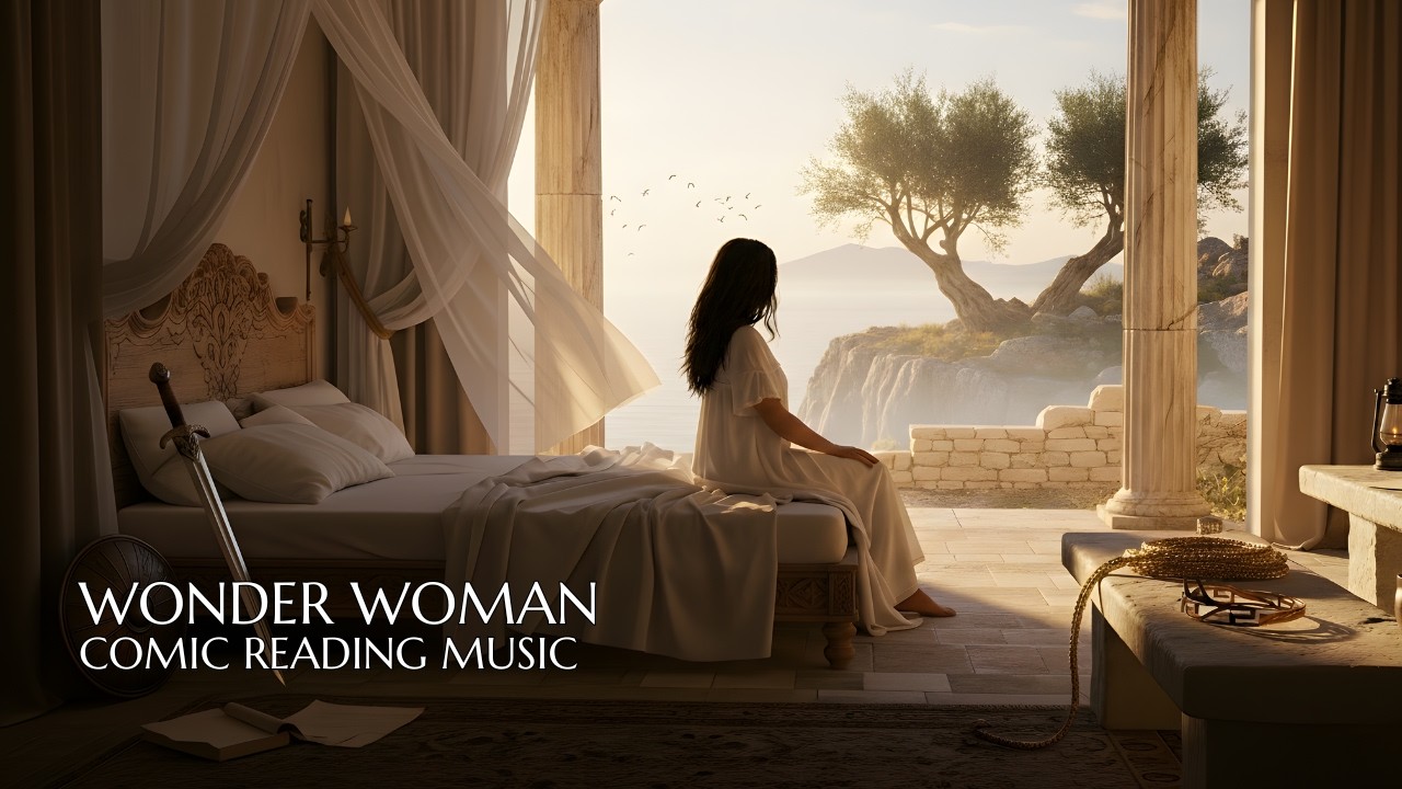 Wonder Woman (Diana) | Comic Reading Music | Greek Folk Acoustic (No Vocals)