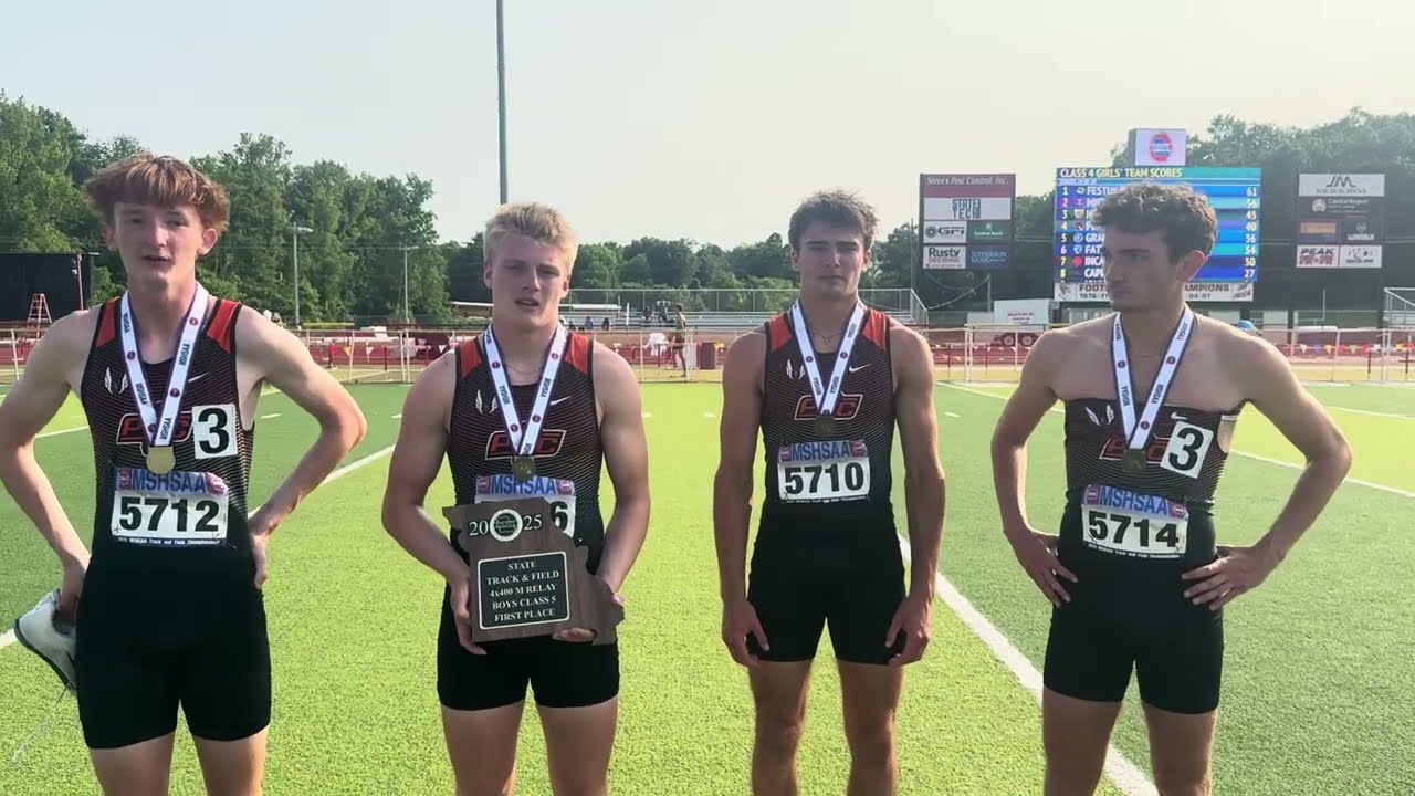 Post Meet Interview: Platte County 4x400-meter relay