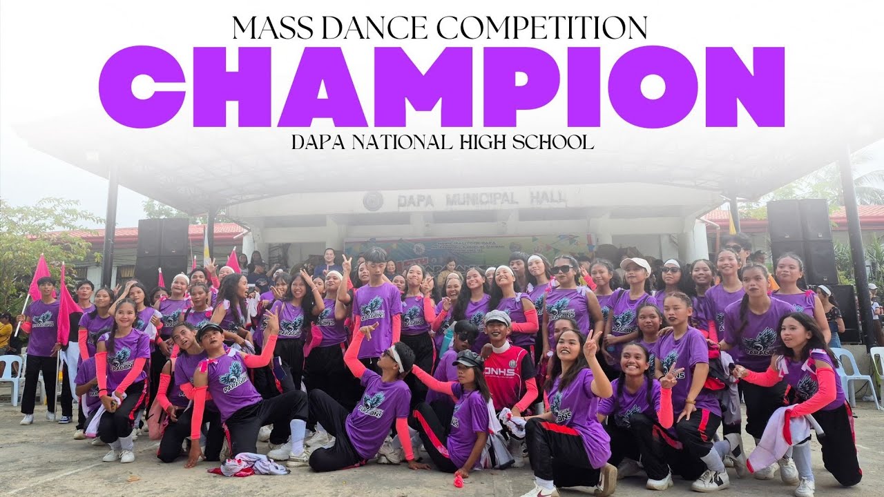 Fiesta ng Dapa Mass Dance Competition Champion — Dapa National High School