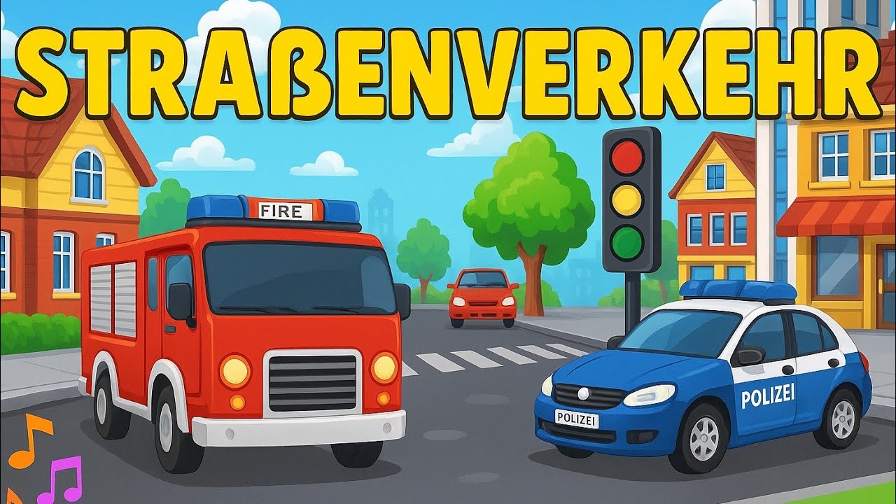 Im Straßenverkehr 🚦 | Lernlied für Kinder über Verkehr & Sicherheit | Sing mit! 🚗✨