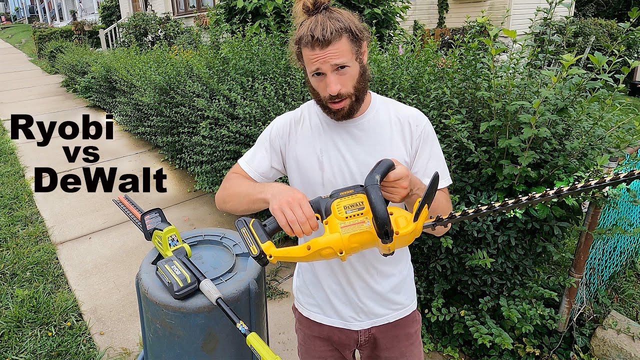 Триммер Ryobi 40 В против Dewalt 20 В | Коммерческий обзор