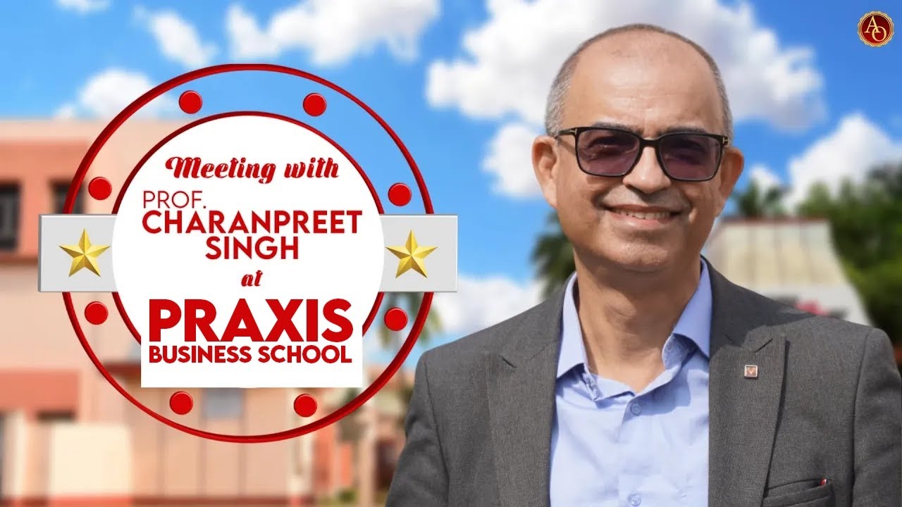 Meeting with Prof. Charanpreet Singh at Praxis Business School |  @Arijit Officials​