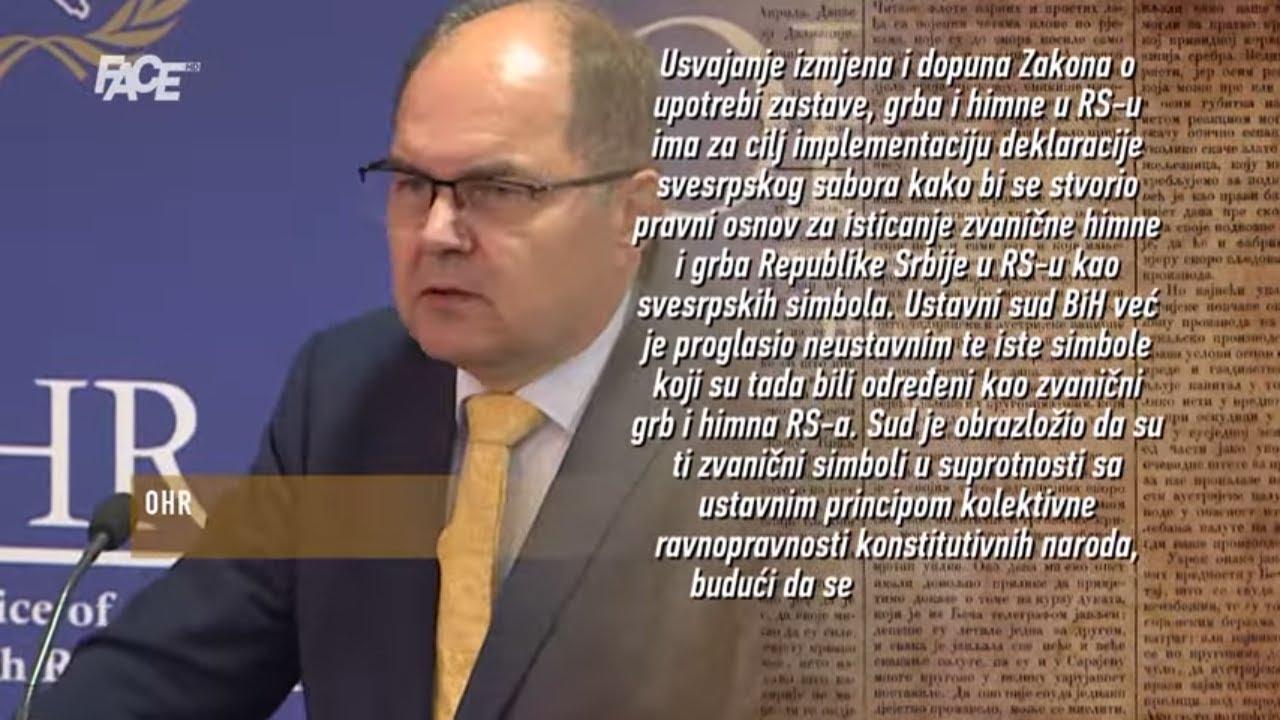 Schmidt o „mirnom razdruživanju“: Nije samo retorika, nego sprovođenje agende koja ugrožava BiH!