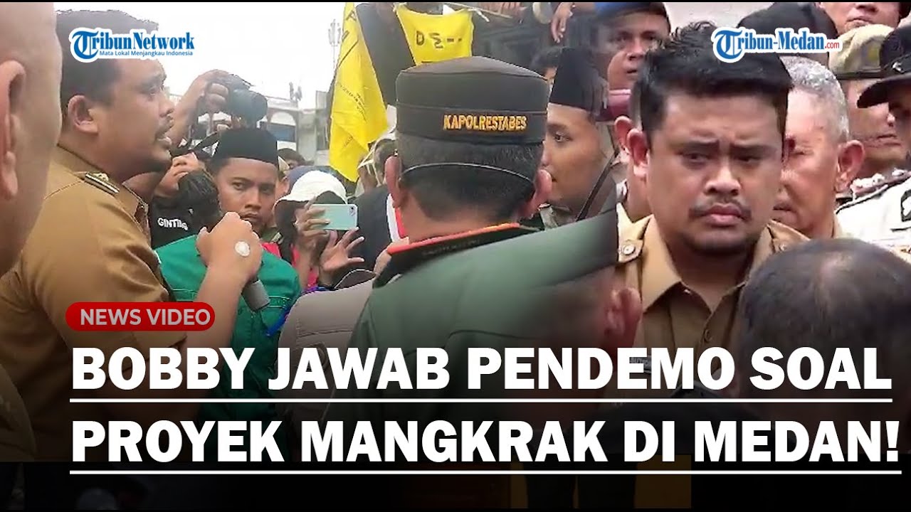 Bobby Nasution Tegas Jawab Pendemo yang Kritik Soal Lampu Pocong dan Proyek Mangkrak di Kota Medan!