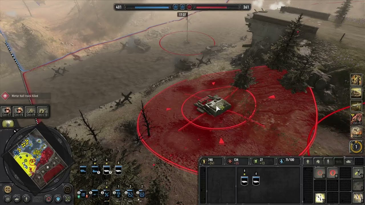 COH 3, Quick Match 4 vs 4 players - Massive Effort!