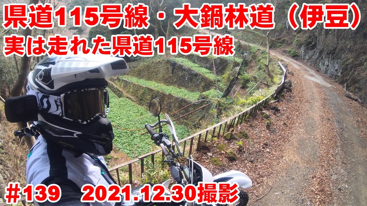 【実は通行できる】県道115号またの名を湯ヶ島松崎線さらに大鍋林道【ぜんぶ正解】