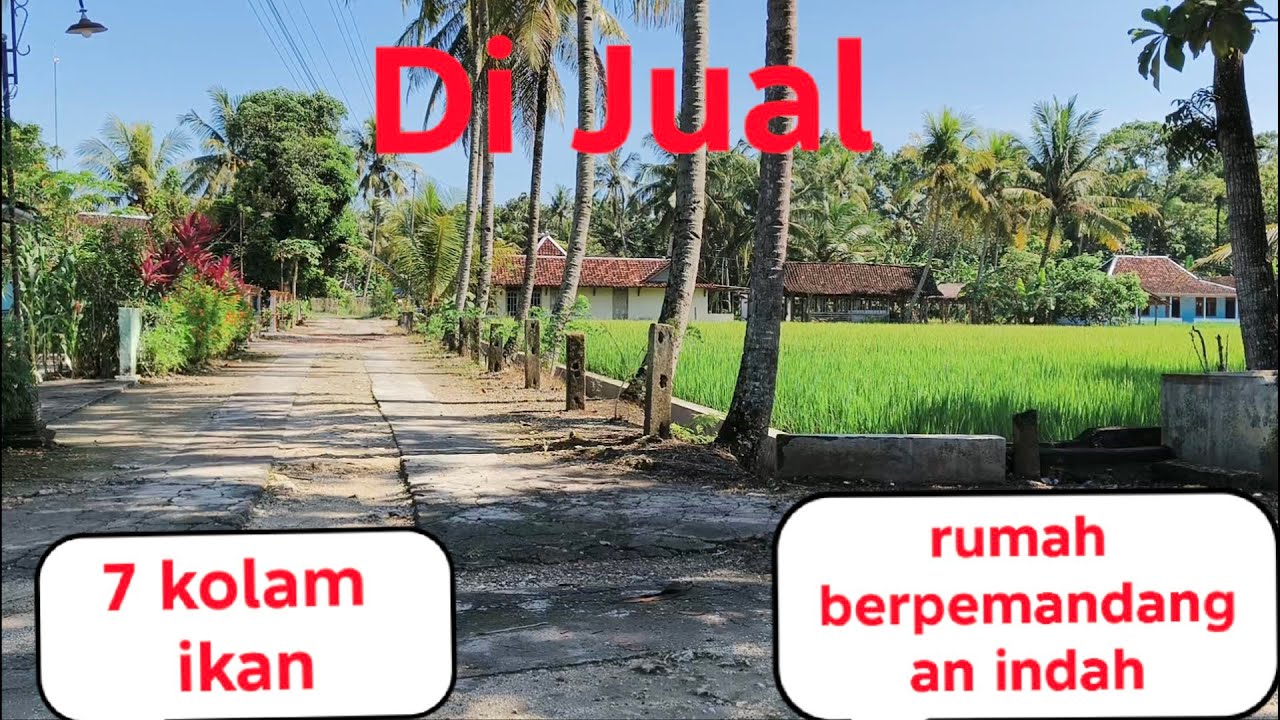 Rumah siap huni bonus kolam ikan@PakNuProperty 