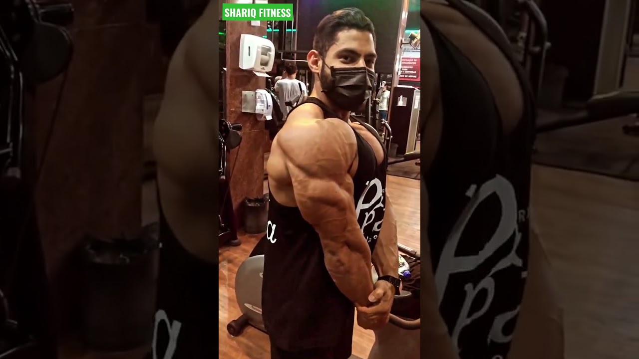 Famous 👊 gym lover ❤️ Shariq bodybuilder 🔥 popular 🎉workout video 💯 Shariq fitness 2021