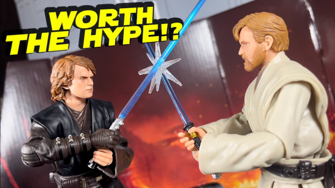 NEW Anakin Skywalker vs Obi-Wan Kenobi SDCC 2025 Exclusive Star Wars Black Series Figure Review