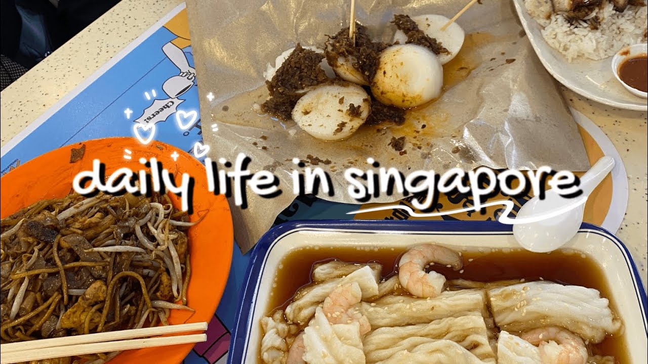 🇸🇬 daily life in singapore vlog: eating local/thai/korean food 🥘 going for pilates & dance 💪🏼💦