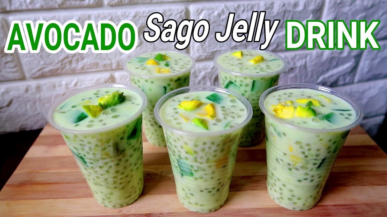 Avocado Sago Jelly Drink l How to Make Avocado Sago't Gulaman Recipe l Samalamig