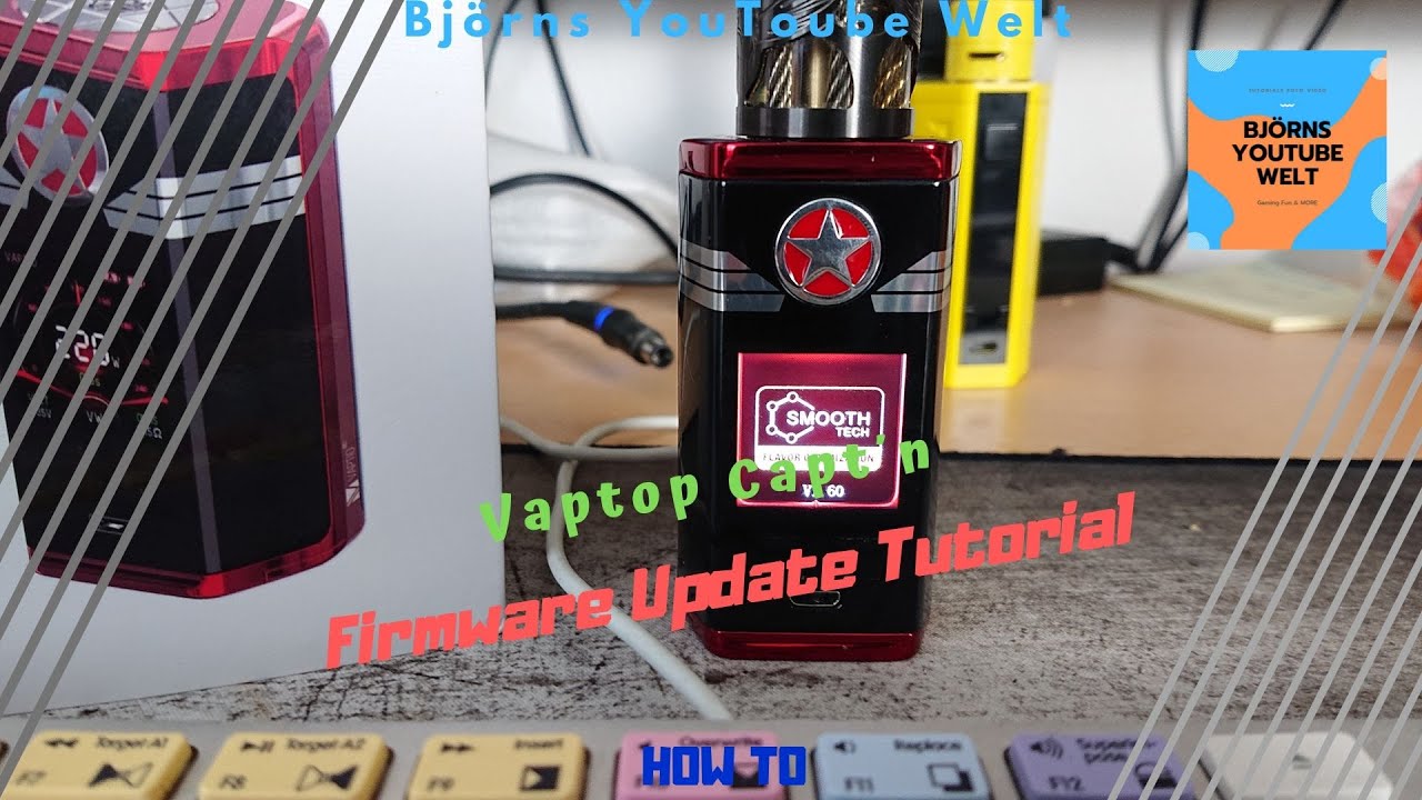 Vaptio Capt&acute;n Firmware Update Tutorial How to Deutsch Captn Software