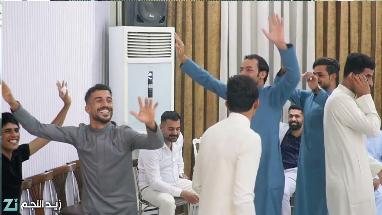 المنشد سيد احمد الموسوي وكرار العراقي (( حفل زفاف عباس الموسوي ))
