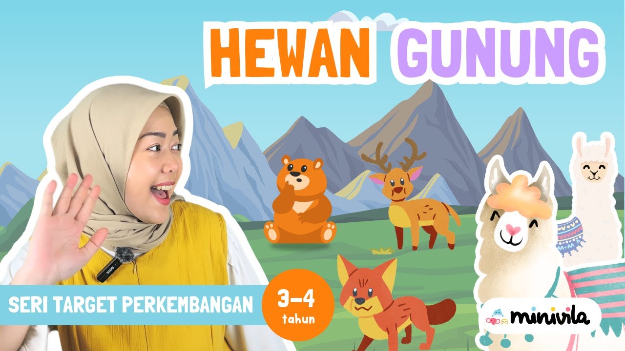 HEWAN GUNUNG | Mengenal Hewan Gunung sambil Bernyanyi & Bergerak Mengikuti Gerakan