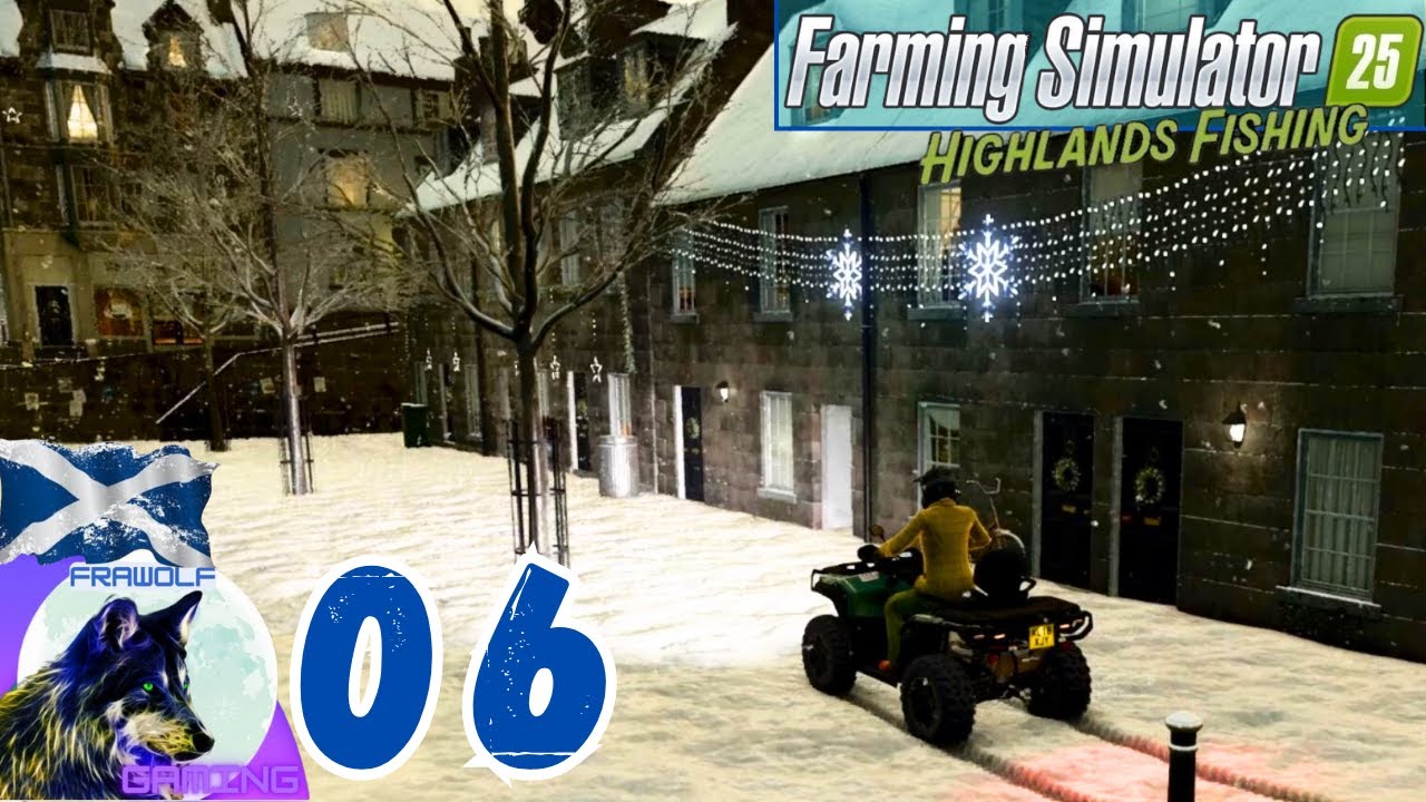 FS 25🚜 : HIGHLANDS FISHING ! Joyeux Noël : On construit un Moulin ? EP.06