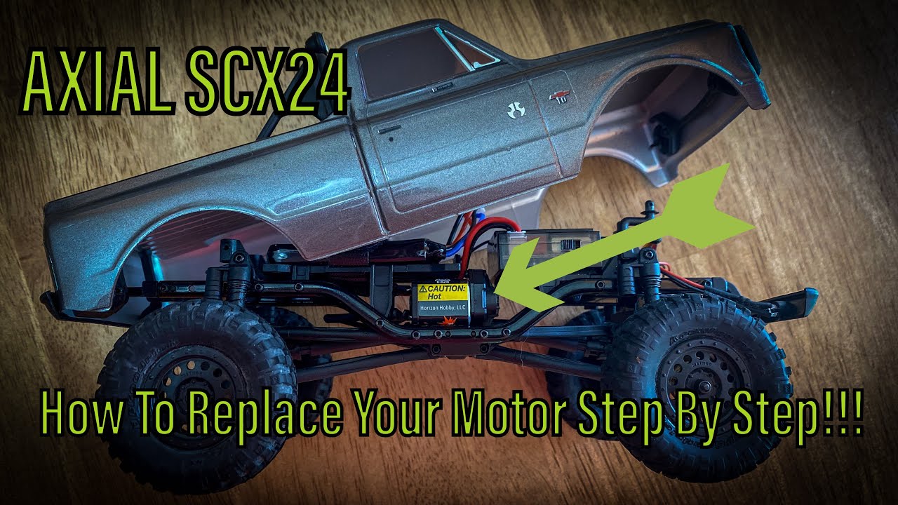 Axial SCX 24 - How To Replace Your Motor Step by Step