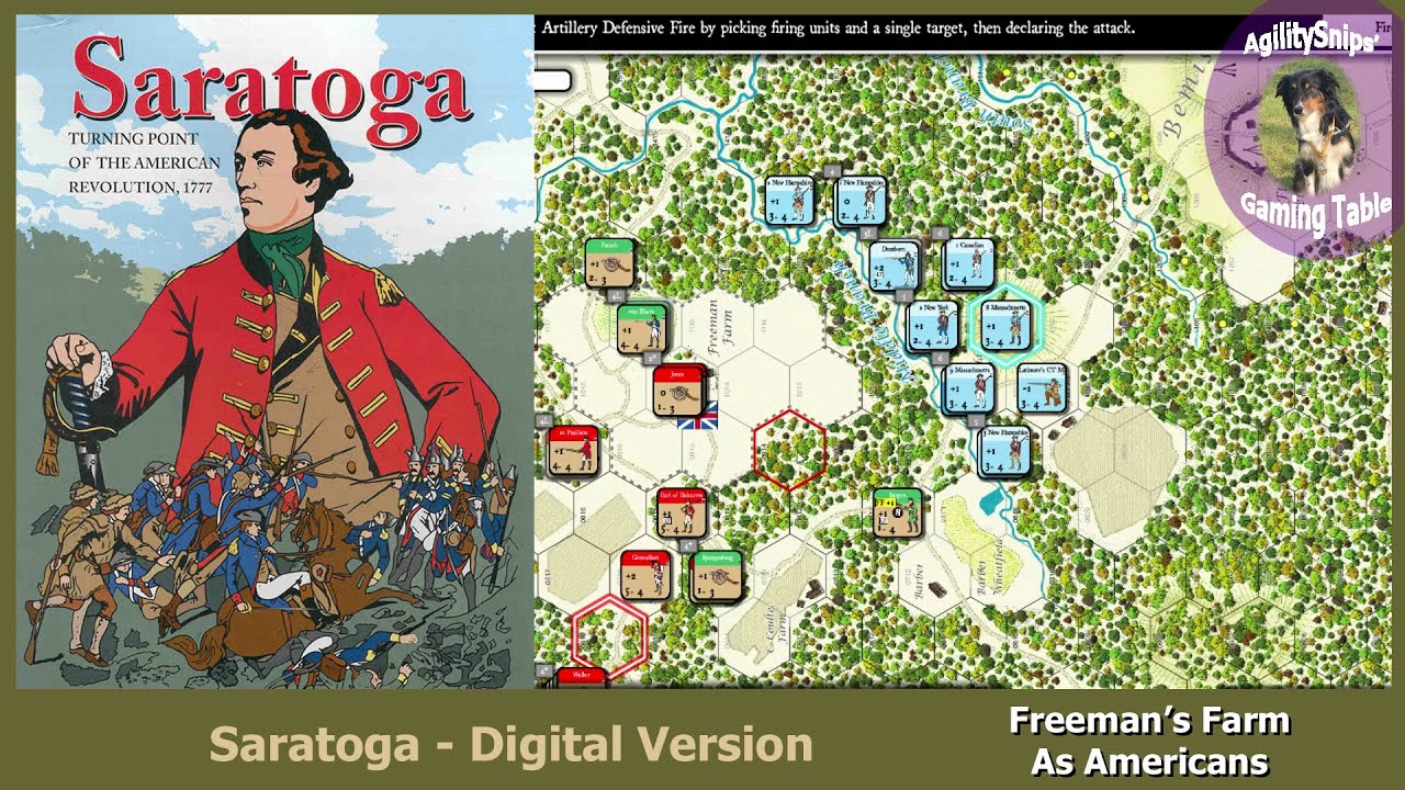 Saratoga Digital - Freeman's Farm as Americans - GMT Games
