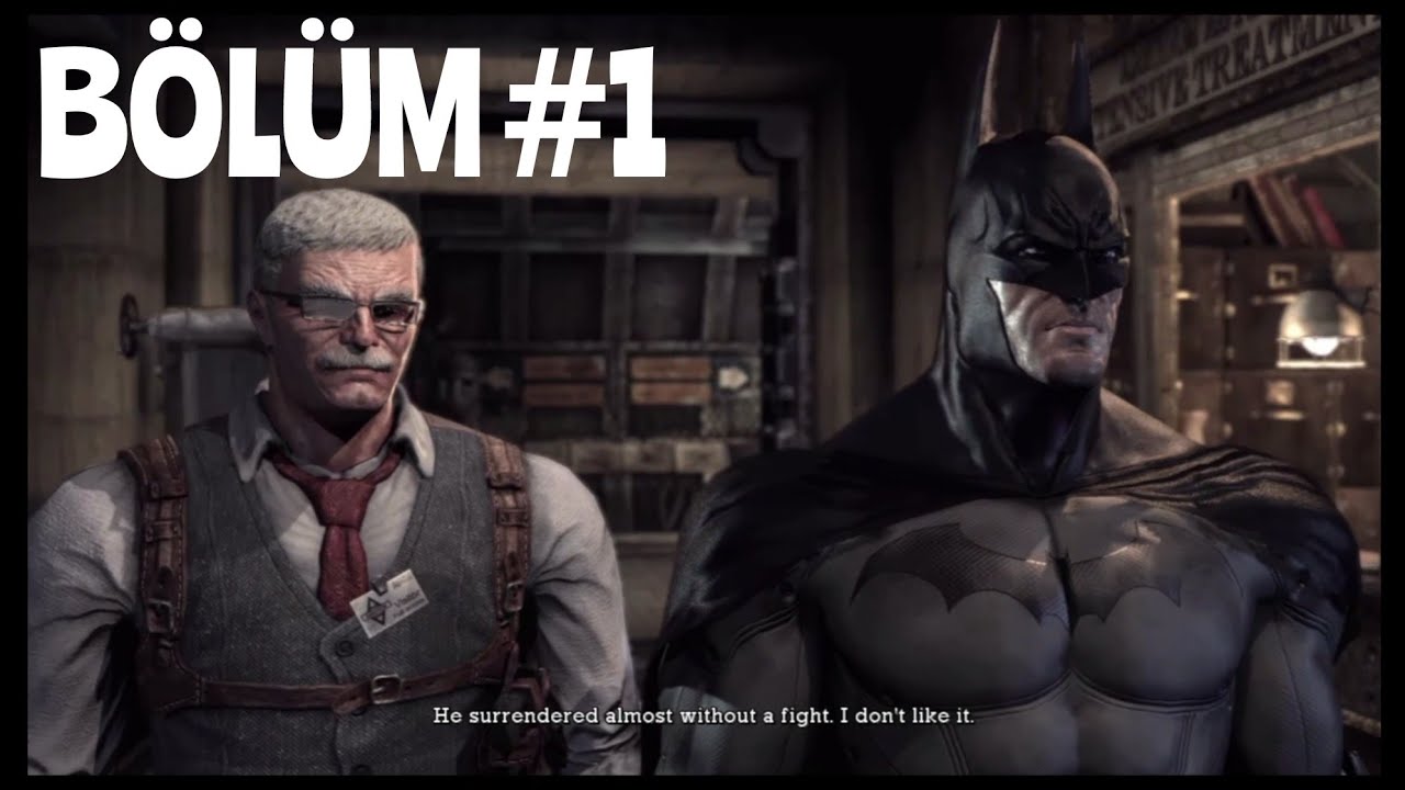 JOKER YİNE BAŞLADI BATMAN ARKHAM ASYLUM BÖLÜM #1