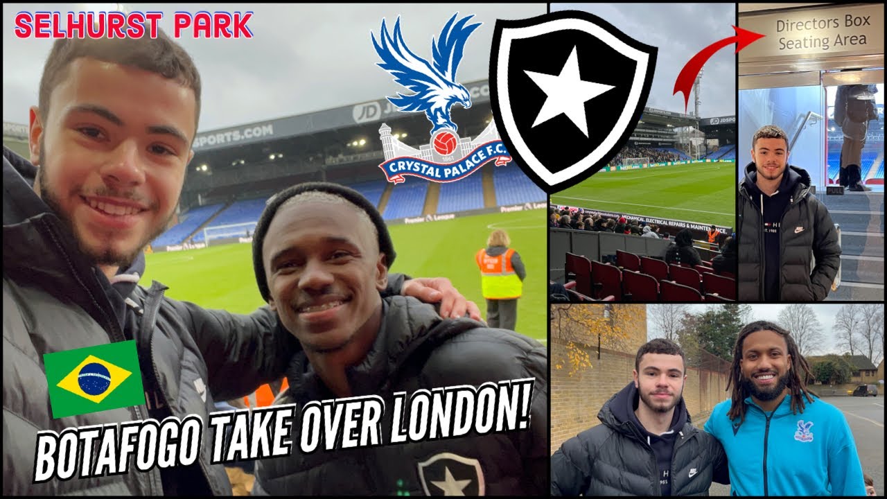 BOTAFOGO FANS TAKE OVER LONDON and ZAHA MISSES PENALTY!!! Crystal Palace vs Botafogo - Matchday Vlog