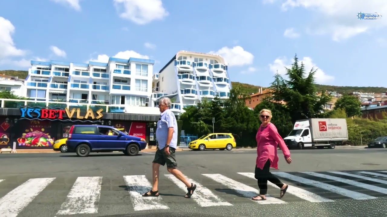 Свети Влас, България/ Sveti Vlas, Bulgaria (4K Drive)