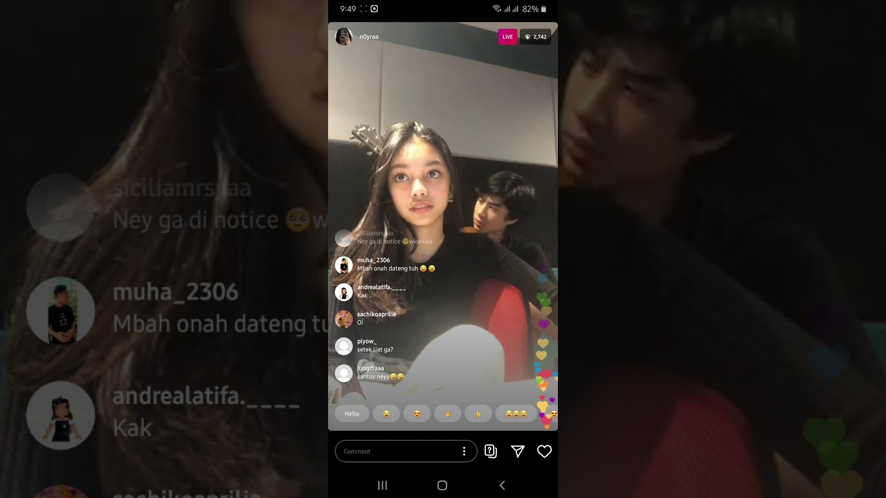 Akhirnya Naura dan Devano Live bareng