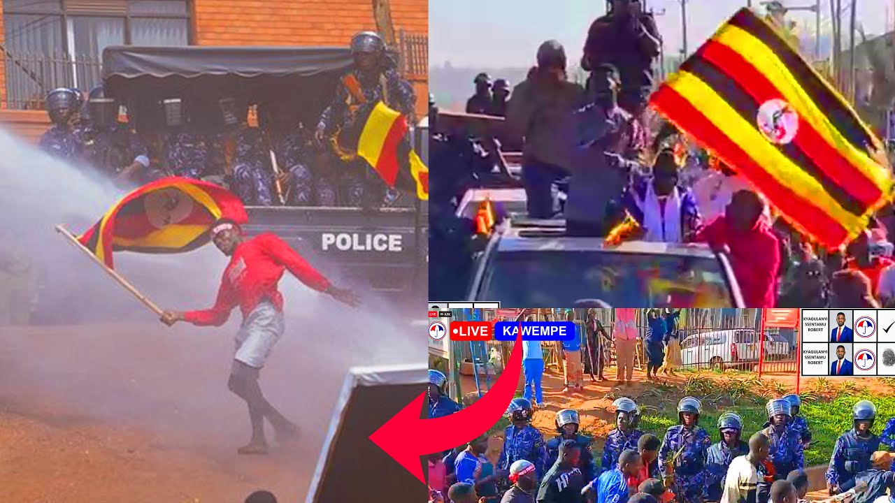 LIVE: Chaos in Kawempe &mdash; UPDF Beats NUP Supporters as Bobi Wine Moves to Second Venue