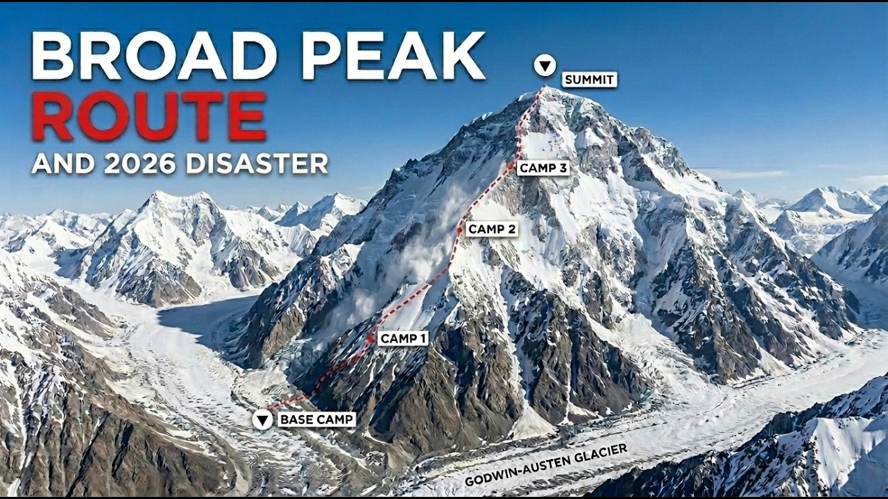 Conquering the Top: Broad Peak | Full Route and 2026 Avalanche