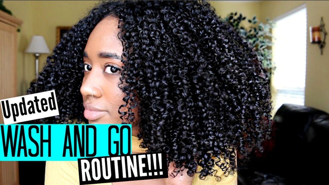 BEST Wash & Go Routine!! Definition and Shine!