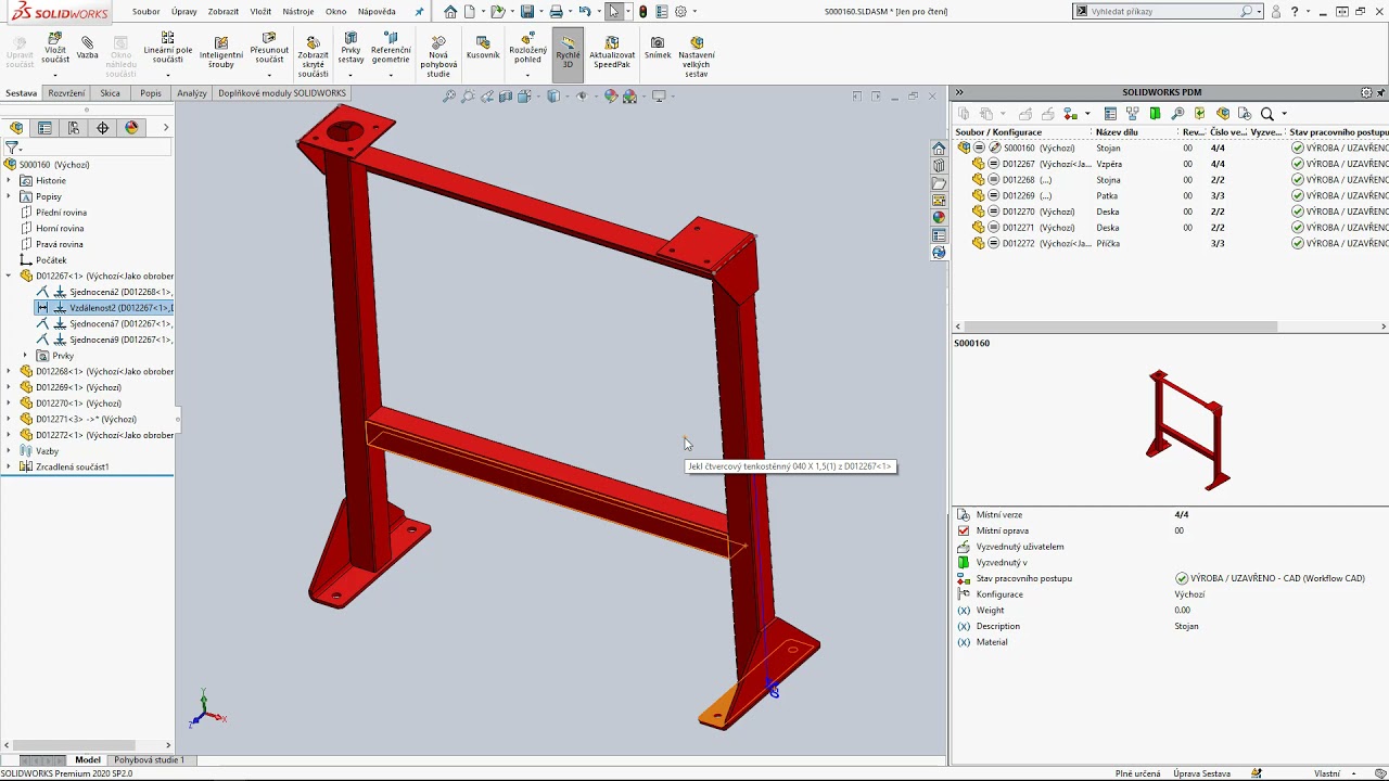 Správa a řízení dat se SOLIDWORKS PDM