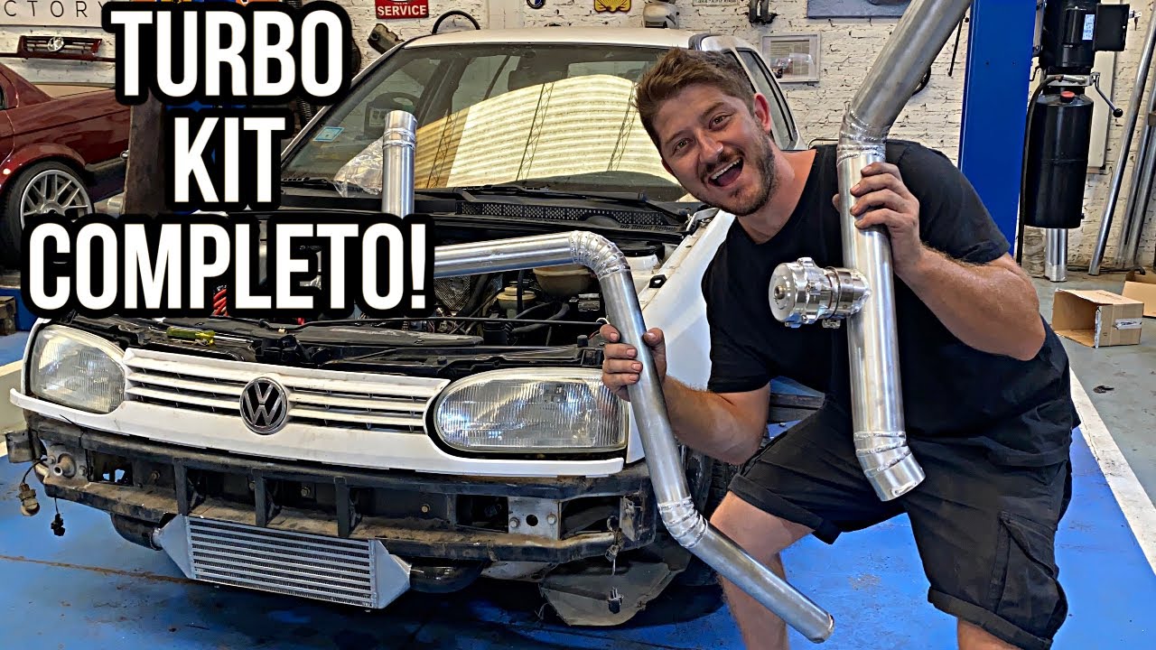 Terminamos el TURBO KIT del GOLF MK3!!