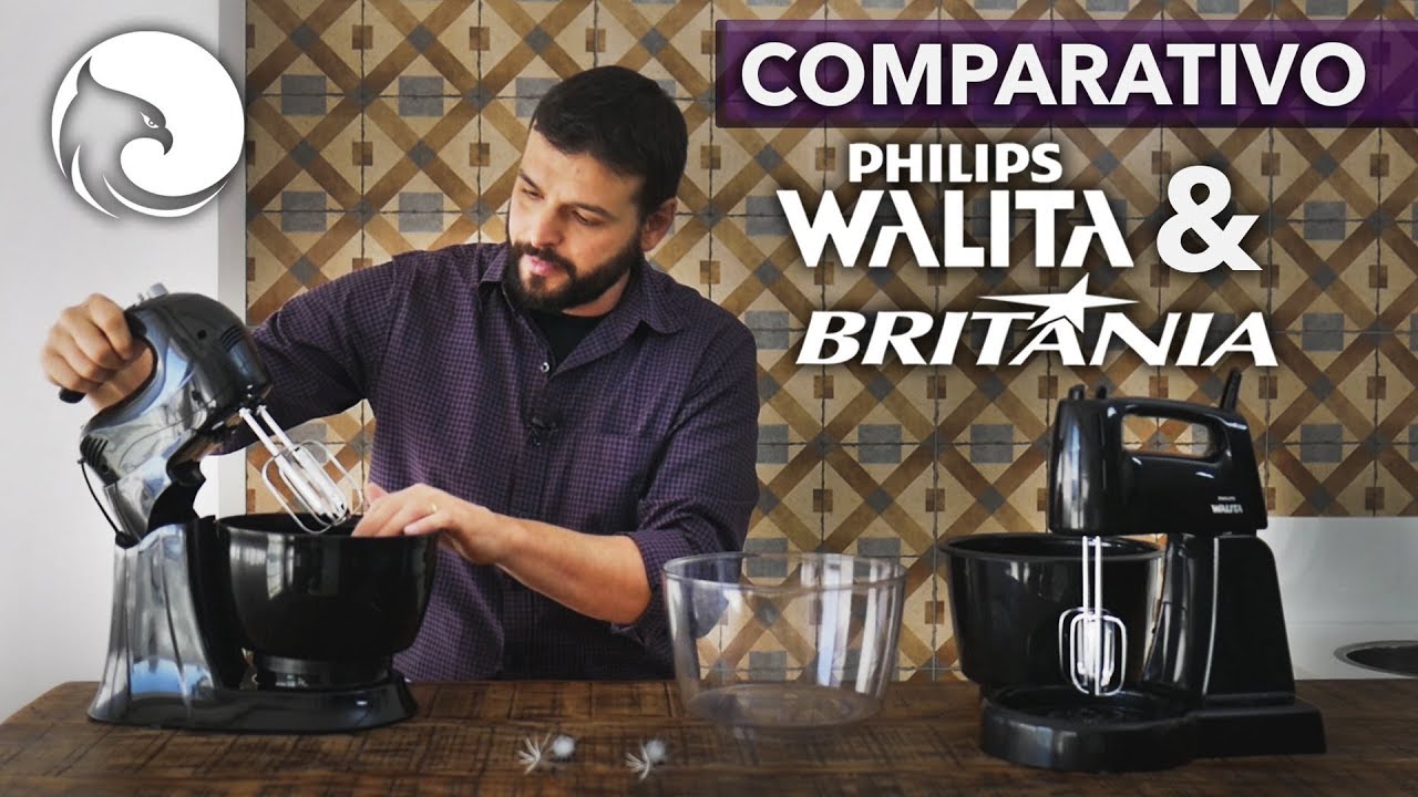 COMPARATIVO de Batedeiras Philips Walita RI7000 e Britânia Bellagio Cristal Neve | HARPYJA