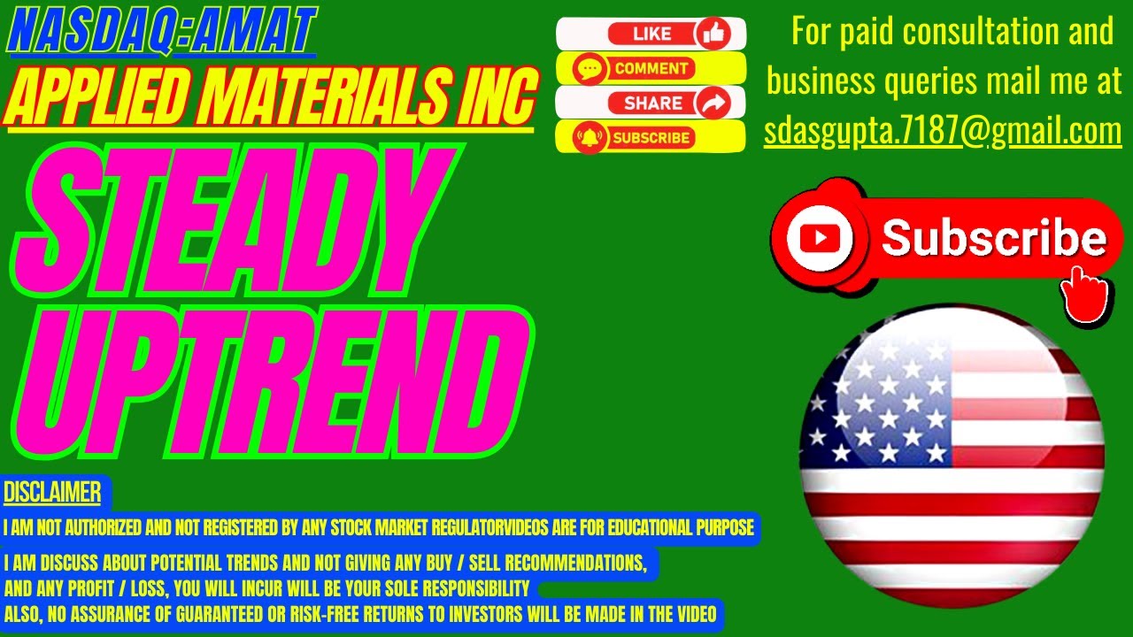 AMAT STOCK ANALYSIS | APPLIED MATERIALS INC STEADY UPTREND