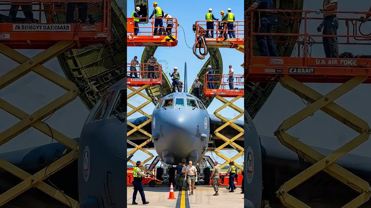 How They Maintain a Massive Transport Aircraft