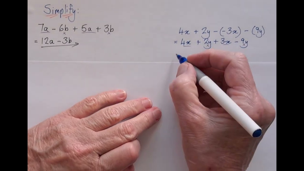 Simplification | Ep 1 | Eliminating brackets and adding like terms