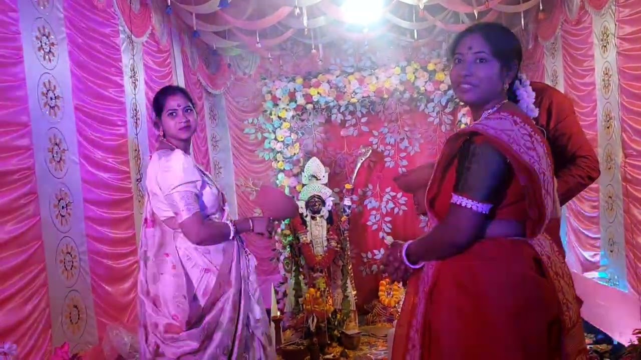 বাড়ির কালীপুজোই রাতের বেলা #dailyvlog #facebookviral #follower #hilights 
