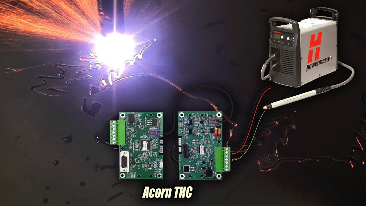 Обзор контроллера Centroid Acorn Plasma CNC, системы управления высотой резака (THC) и программно...