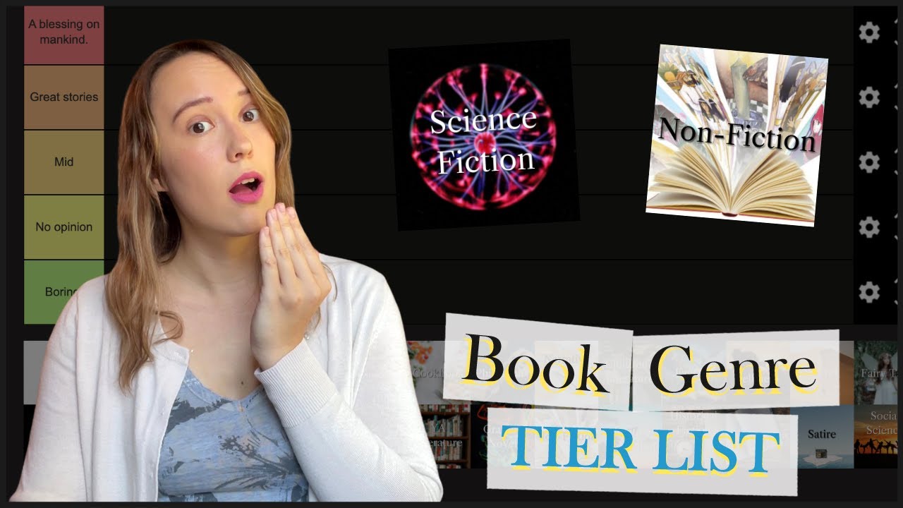 A Very Biased Book Genre Tier List