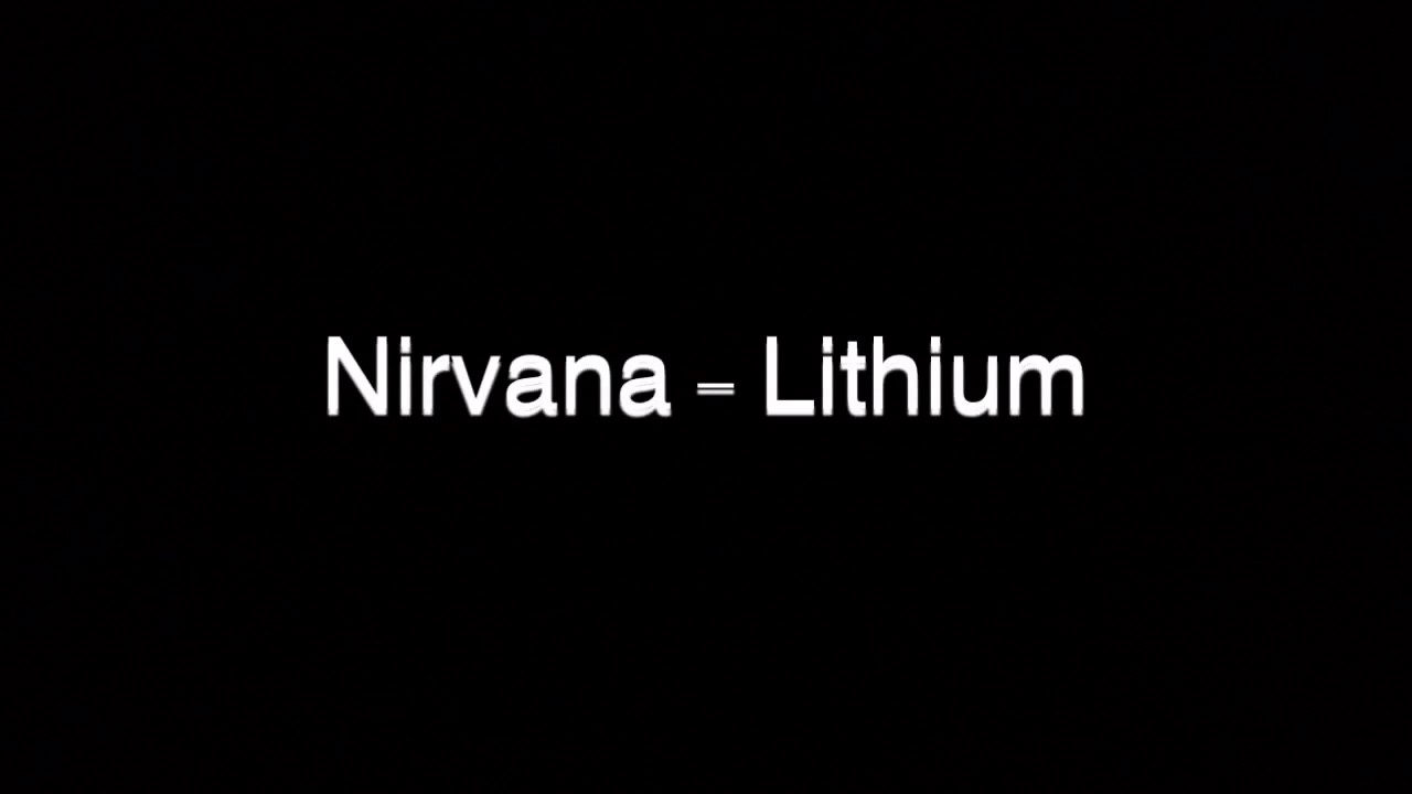 Nirvana - Lithium (SPEED UP)