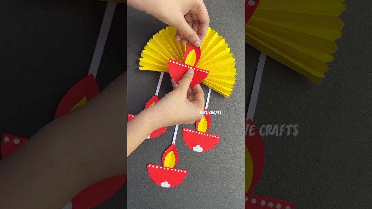 🪔 Поделка на Дивали для школьного конкурса / Настенное украшение #diy #craft #diwali #FestiveWith...