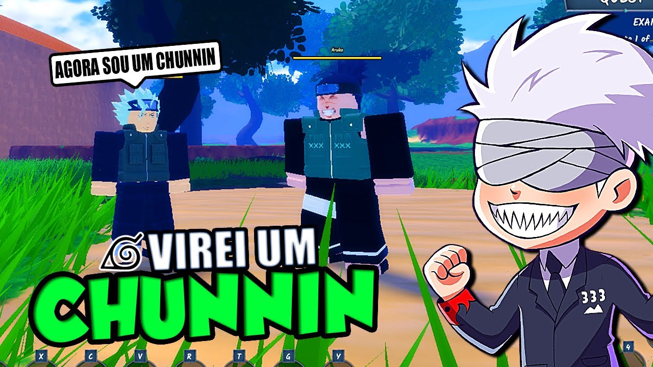 FIZ as MISSOES e VIREI o NOVO CHUNNIN no NINJA TIME [NEW CODE] 😎
