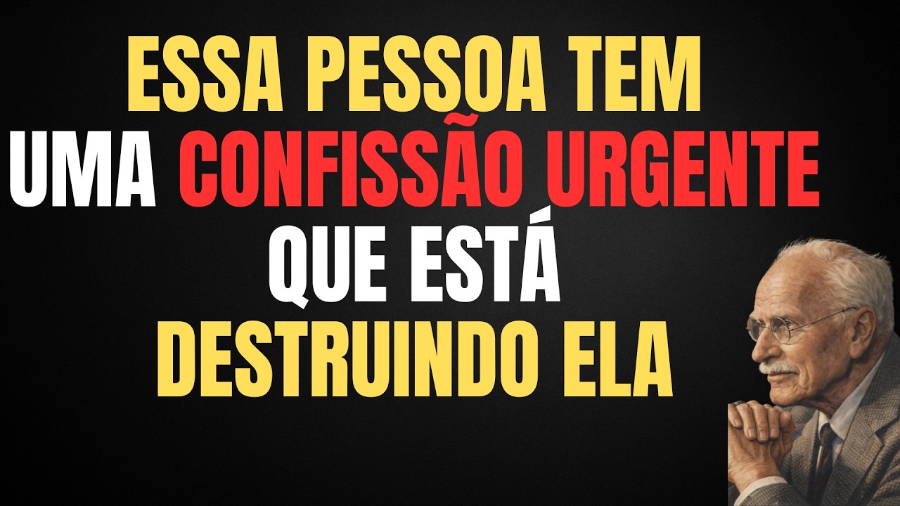 ESSA PESSOA TEM UMA CONFISSÃO URGENTE A FAZER E ISSO ESTÁ DESTRUINDO-A || CARL JUNG