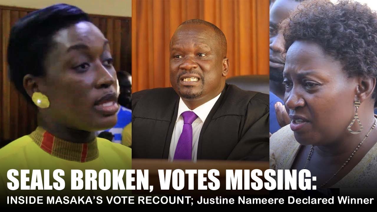 SEALS BROKEN, VOTES MISSING: INSIDE MASAKA&rsquo;S VOTE RECOUNT; Justine Nameere Declared Winner. #viral